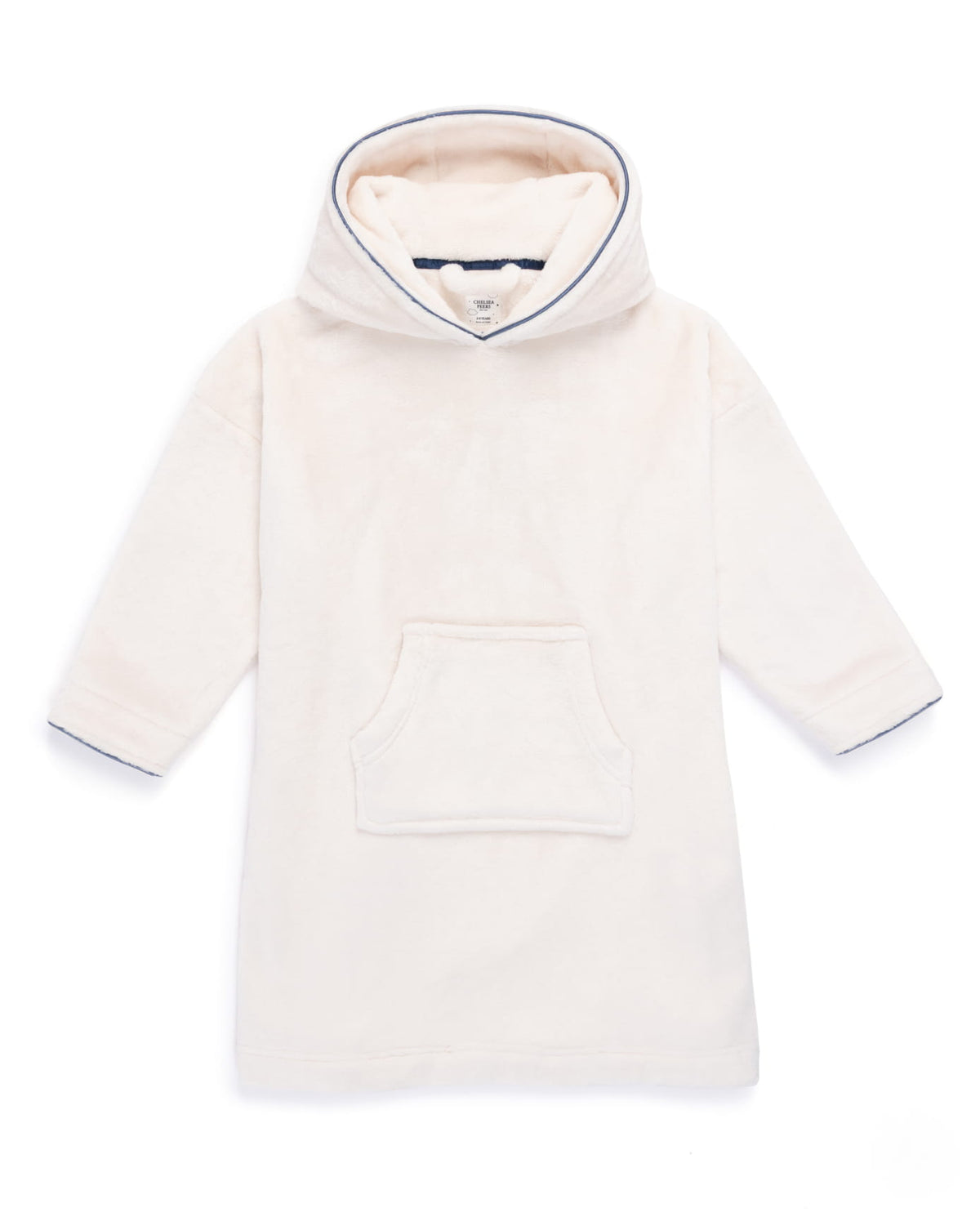 Kids Fleece Embroidered Polar Bear Blanket Hoodie