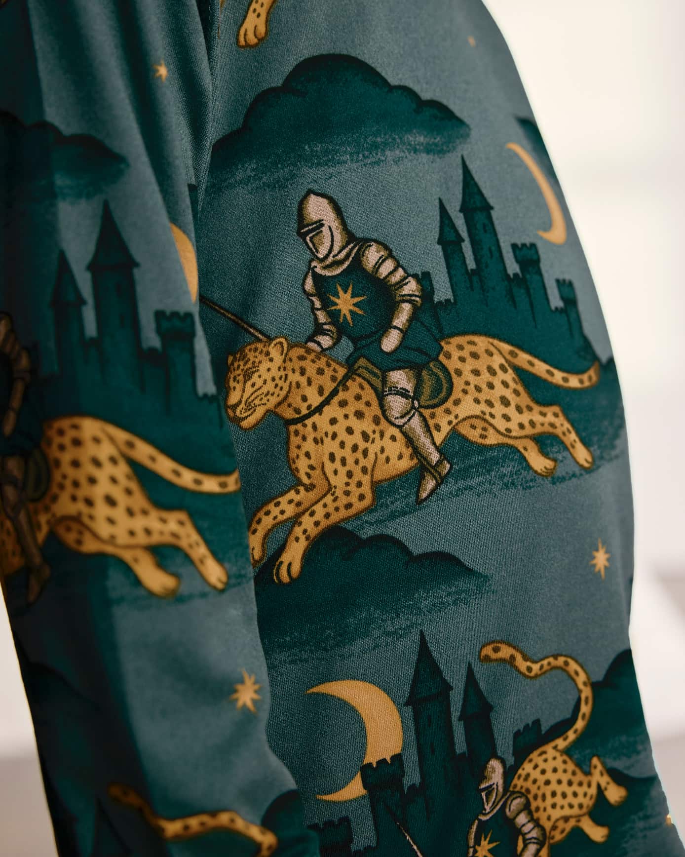 Kids Two Pack Midnight Serenade / Moonlit Knight Print Long Pyjama Set