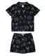 Kids' Tropical Holiday Print Short Pyjama Set - Navy