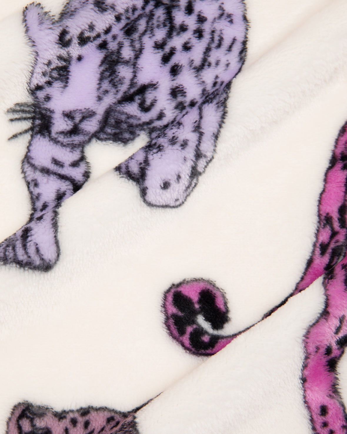 Kids Fleece Leopard Print Dressing Gown