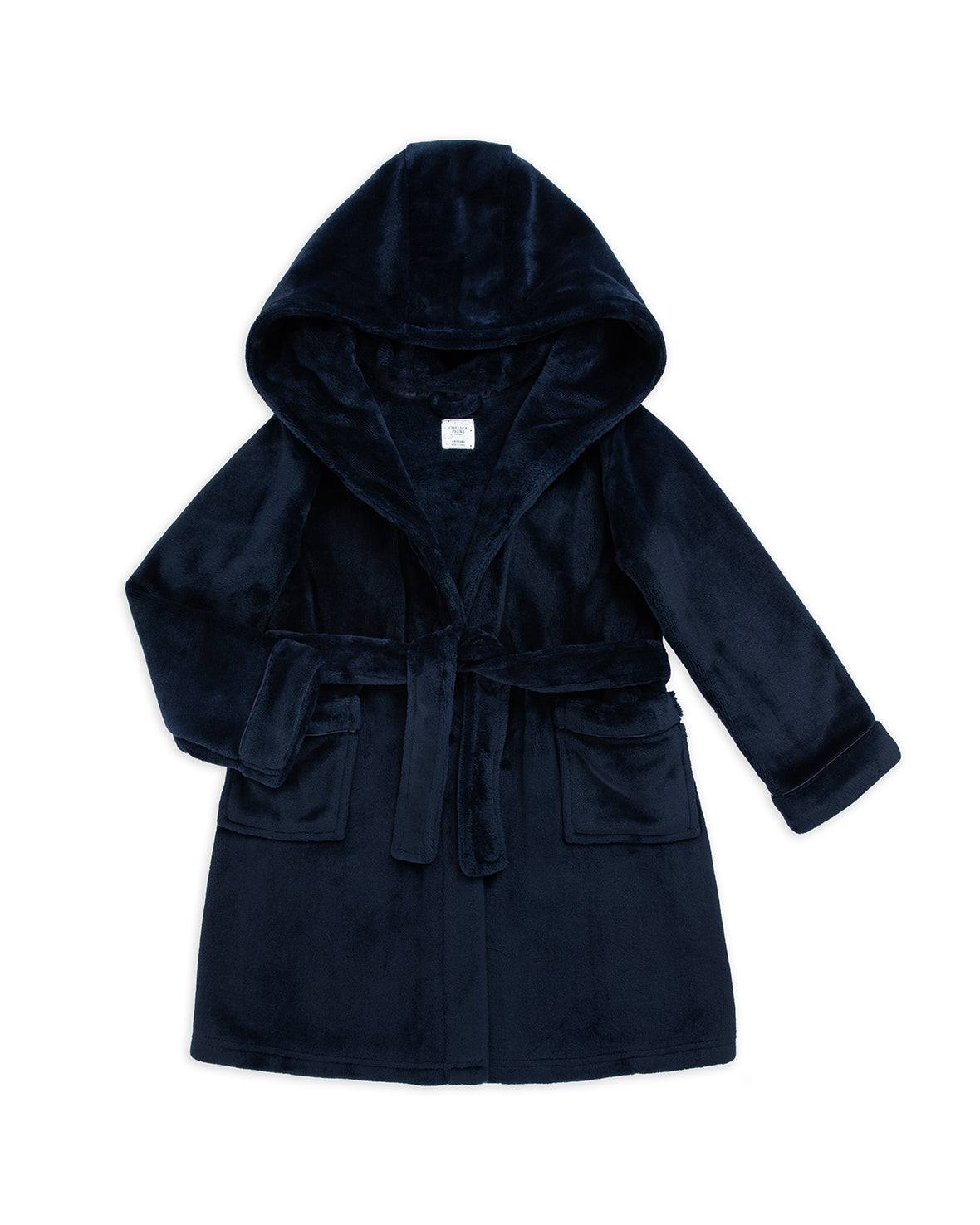 Kids Fleece Dressing Gown - Navy