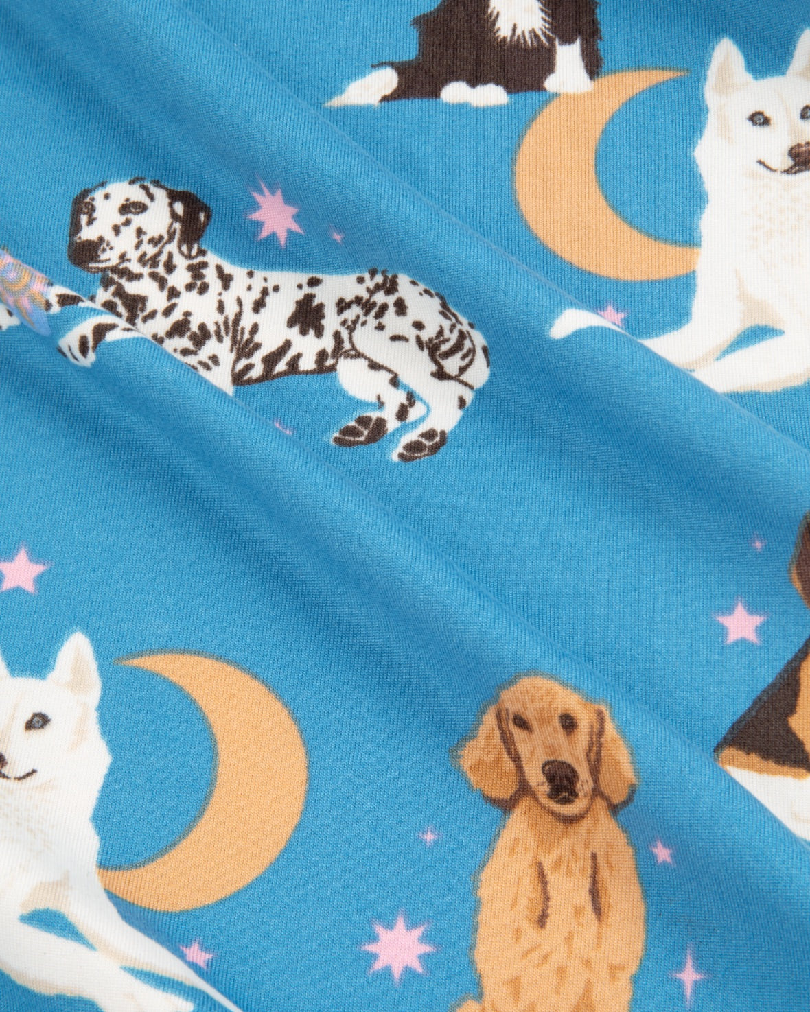 Kids Mystic Dogs Print Long Pyjama Set