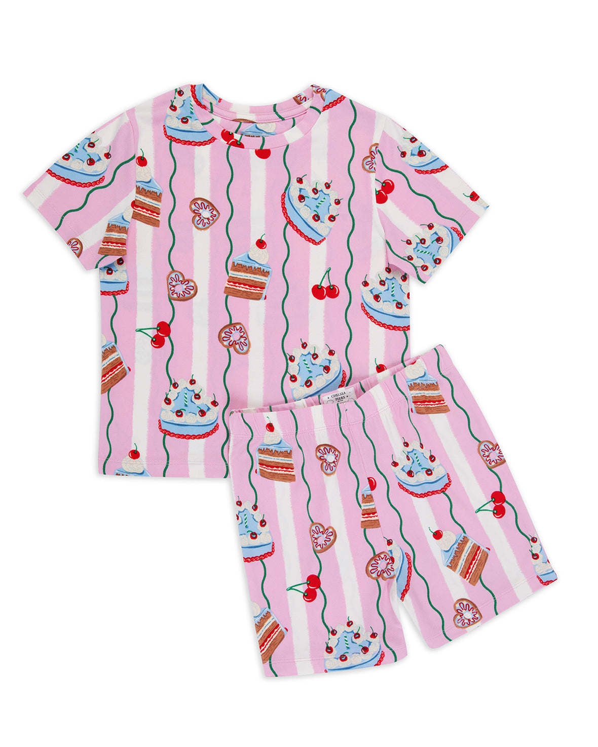 Kids Cake Print Short Pyjama Set