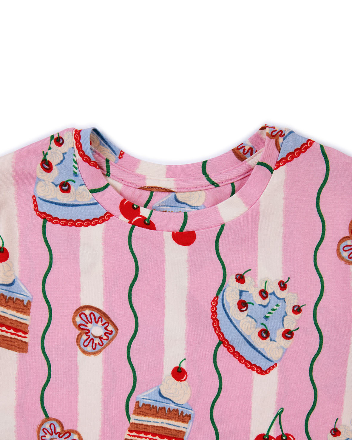 Kids Cake Print Short Pyjama Set