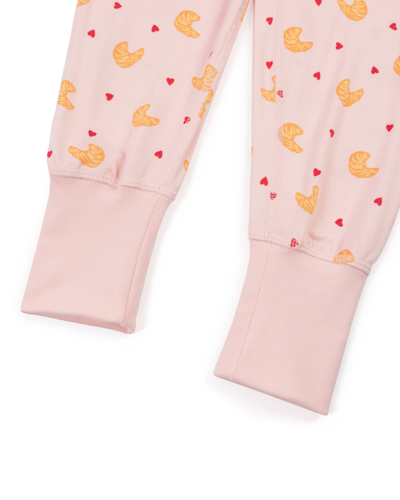 Kids Croissant Print Long Pyjama Set