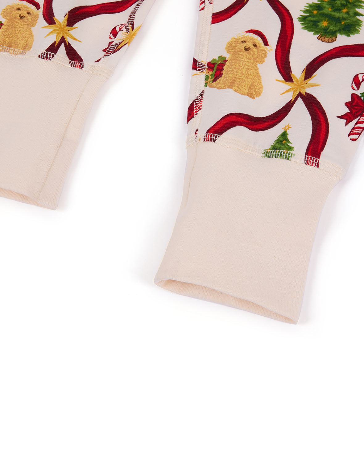 Kids Organic Cotton Christmas Tree & Dog Long Pyjama Set