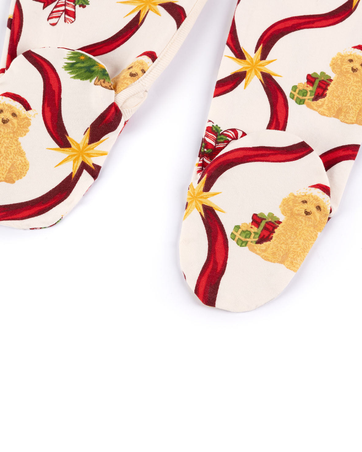 Baby Organic Cotton Christmas Tree & Dog Sleepsuit