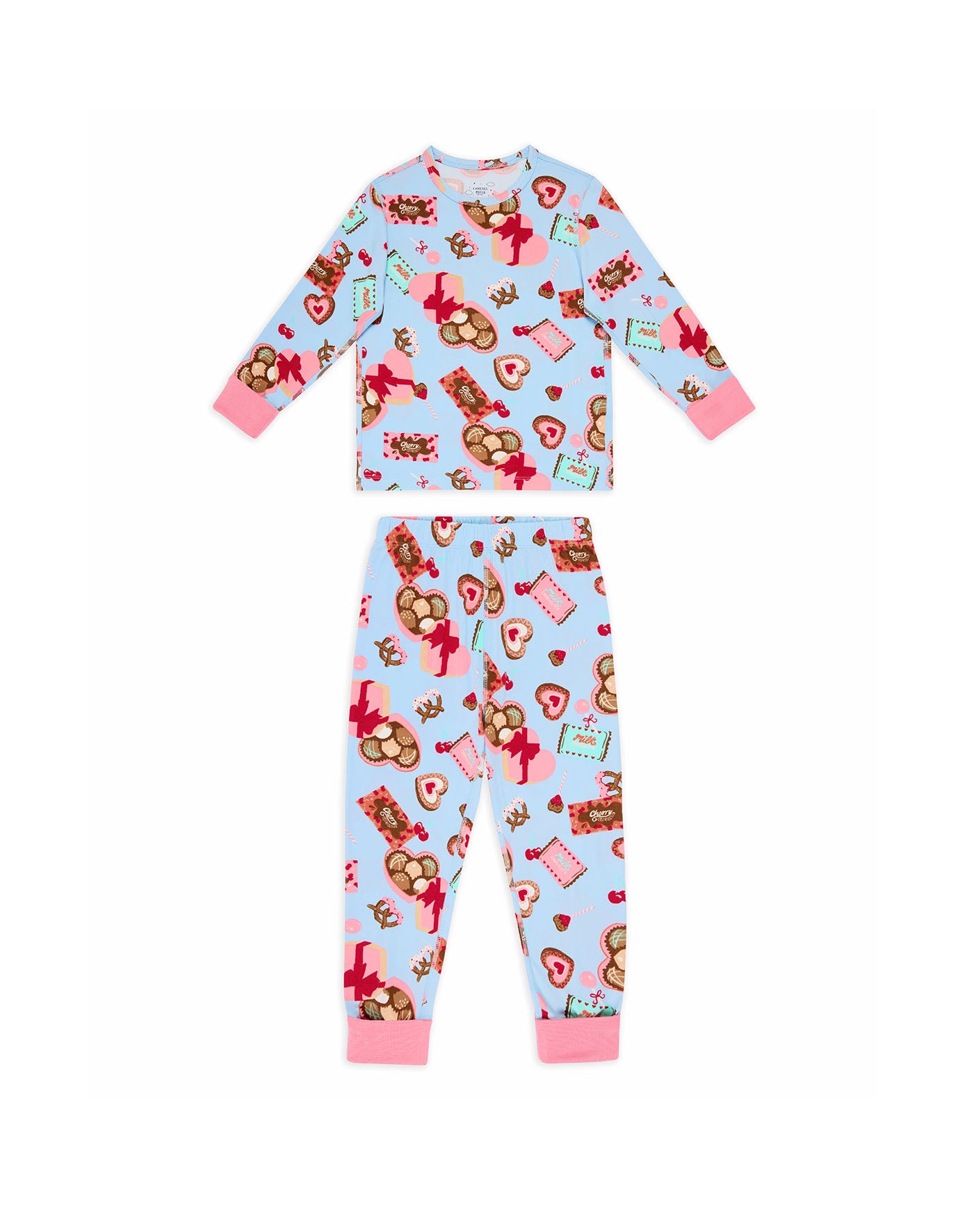 Kids Chocolate Box Print Long Pyjama Set