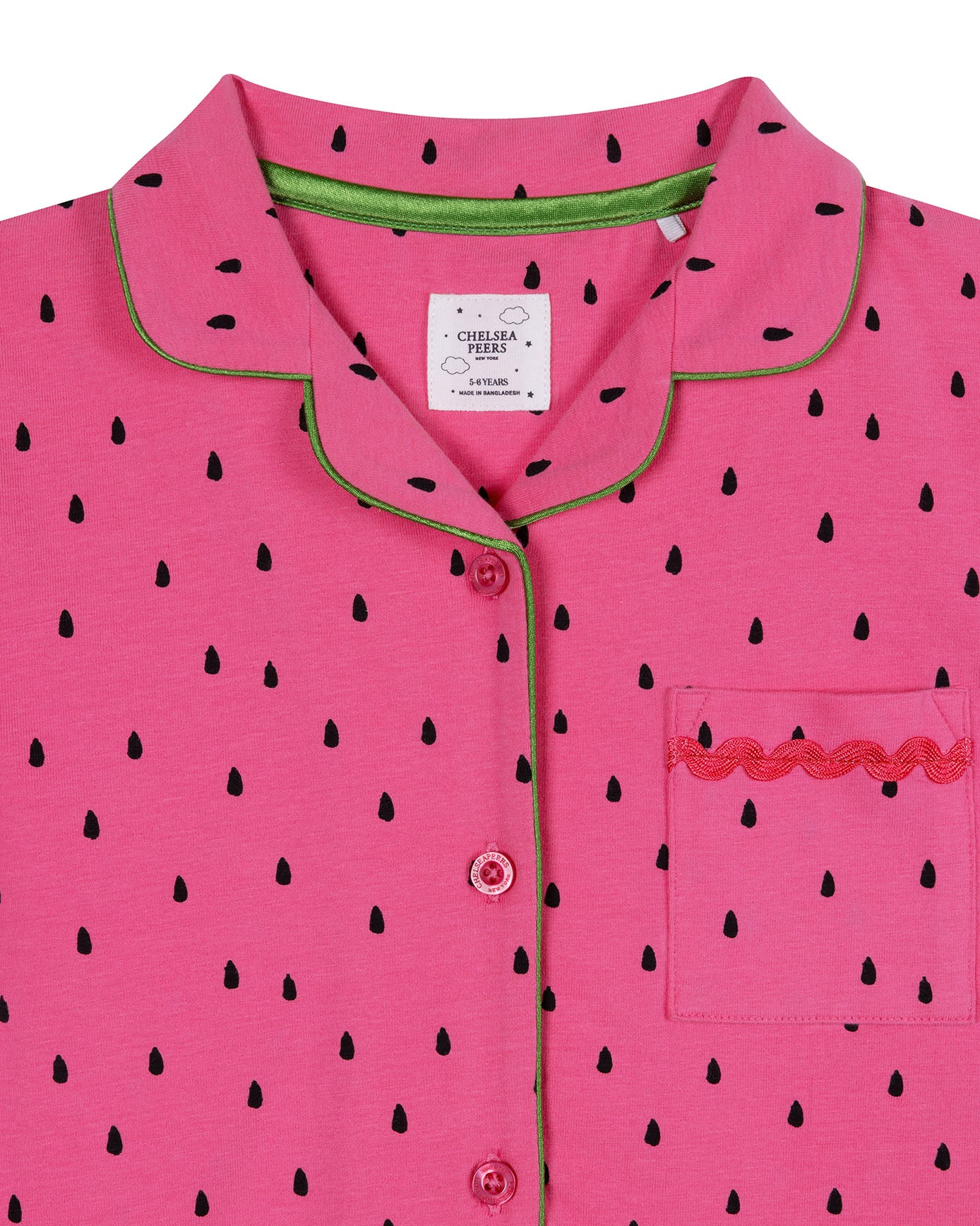 Kids Organic Cotton Watermelon Print Short Pyjama Set