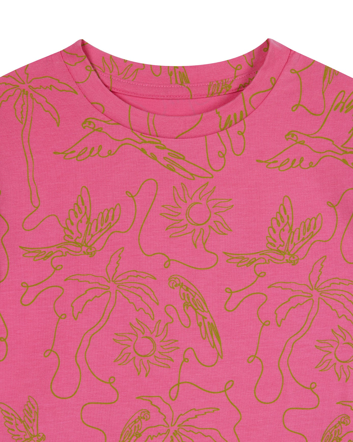 Kids Organic Cotton Fiesta Graphic Print Short Pyjama Set
