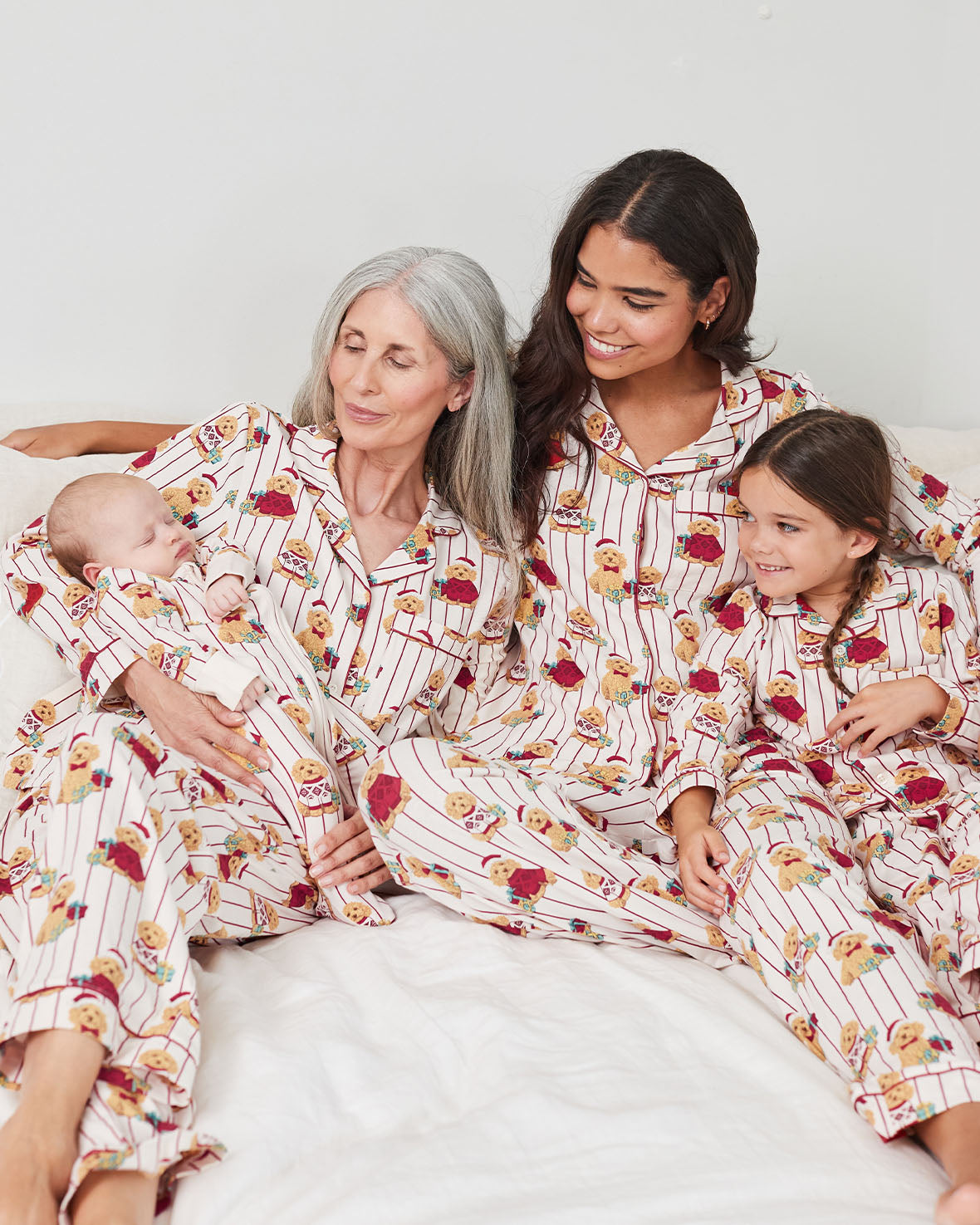 Chip the Christmas Cockapoo Print Matching Family Pyjamas