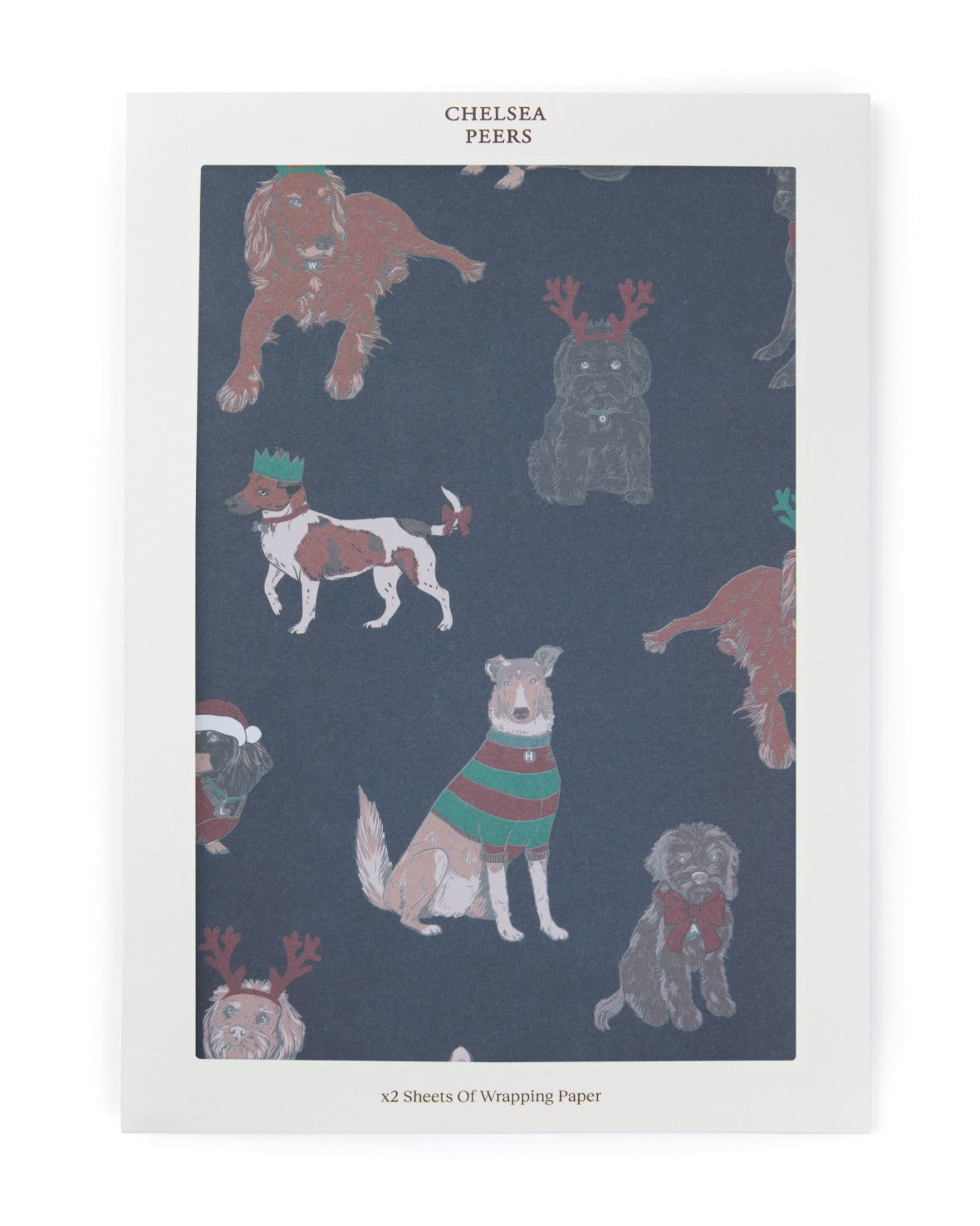 12 Dogs of Christmas Wrapping Paper