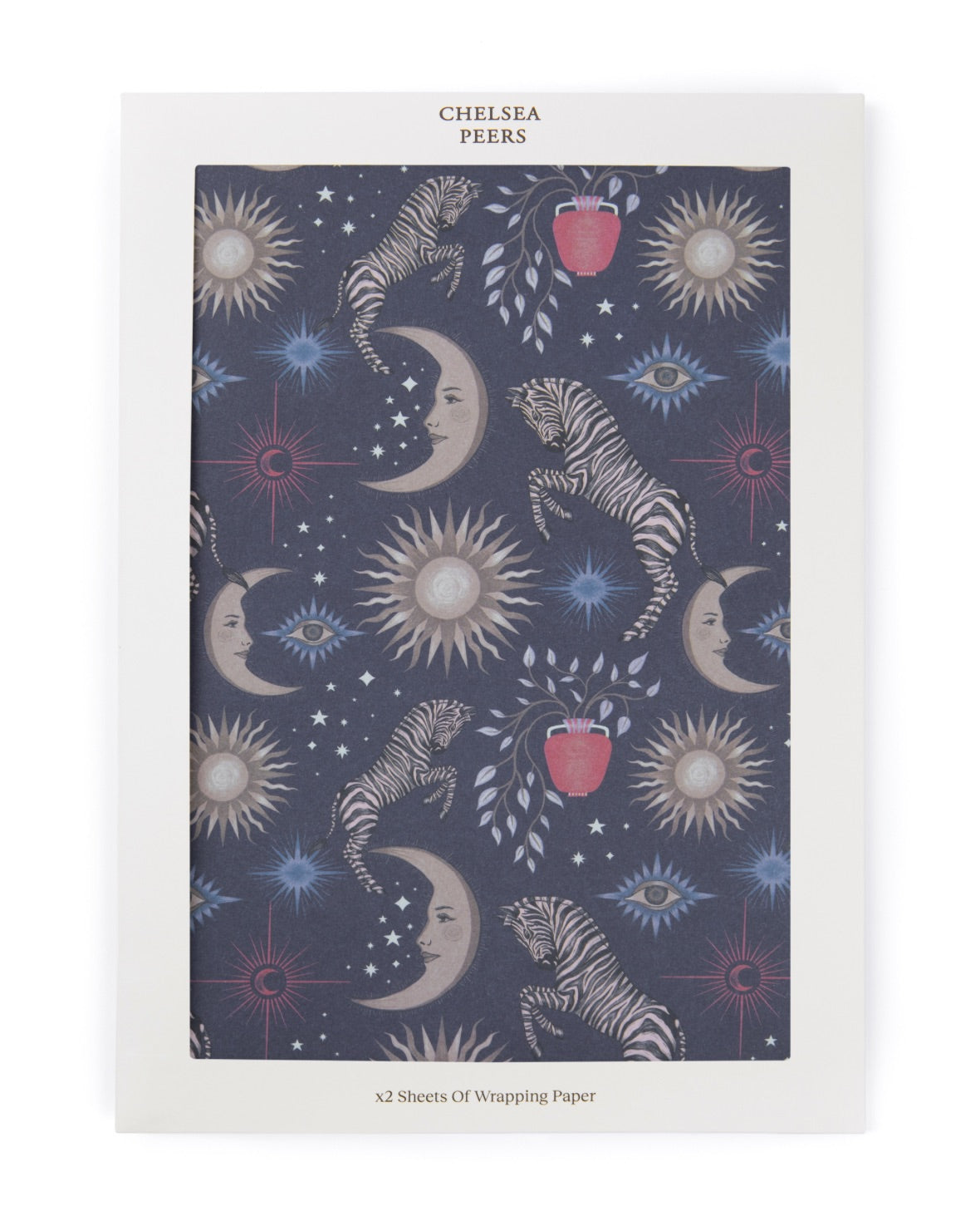 Celestial Zebra Wrapping Paper