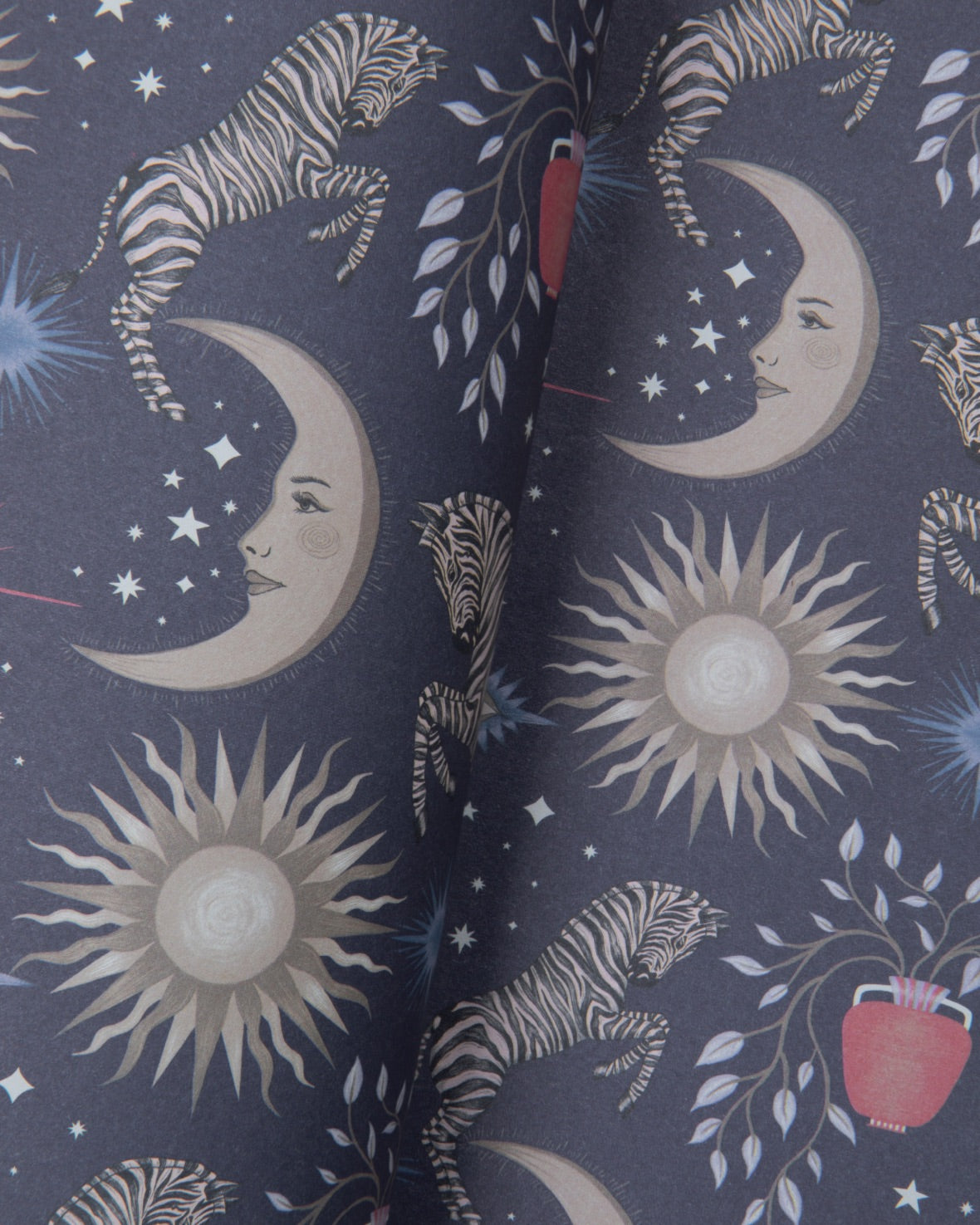 Celestial Zebra Wrapping Paper