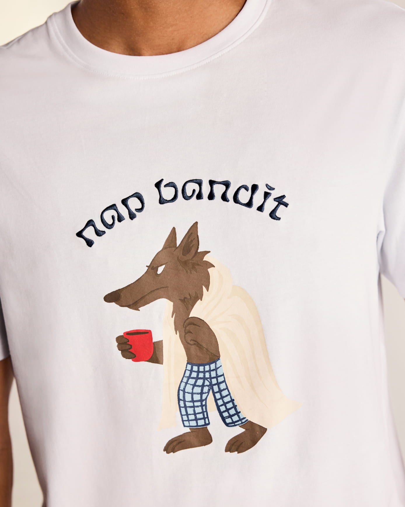 Nap Bandit Wolf Graphic Tee Long Pyjama Set
