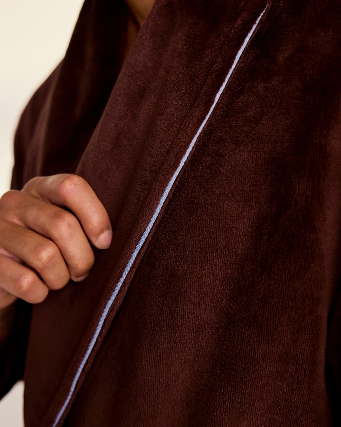 Fleece Embroidered Kiss My Bass Dressing Gown