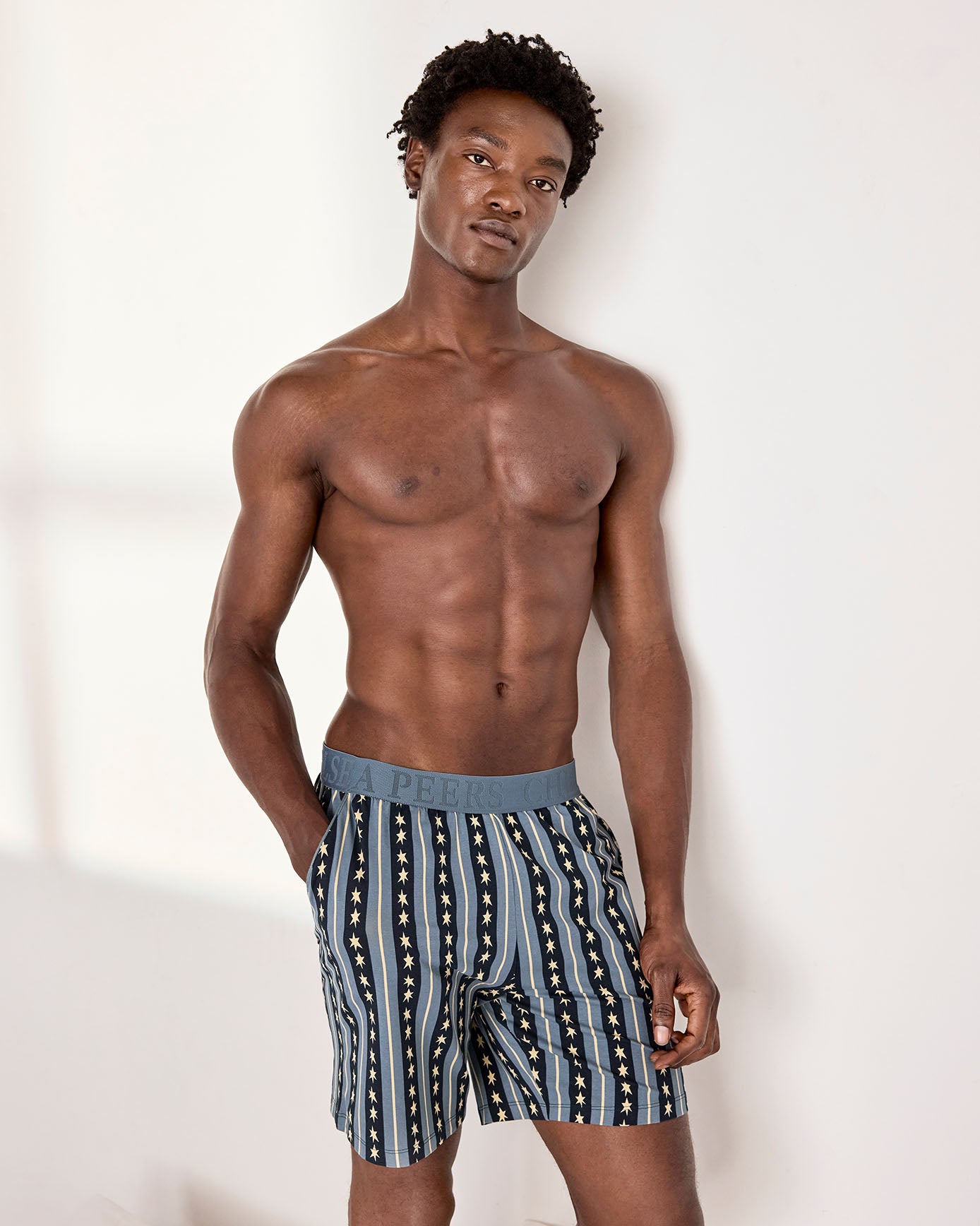 model note: George is 6'2" and is wearing a UK M