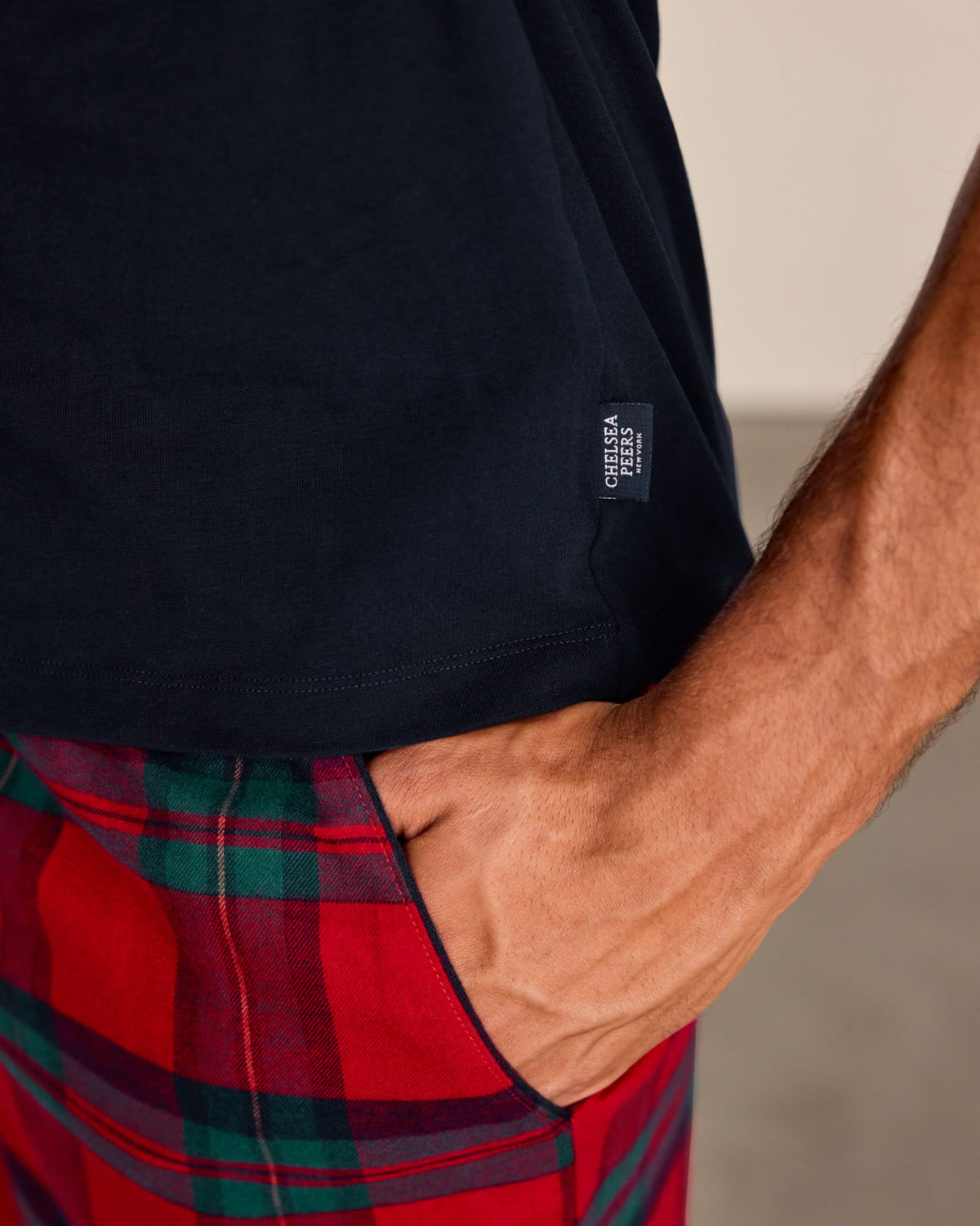Organic Cotton Tartan Long Pyjama Set