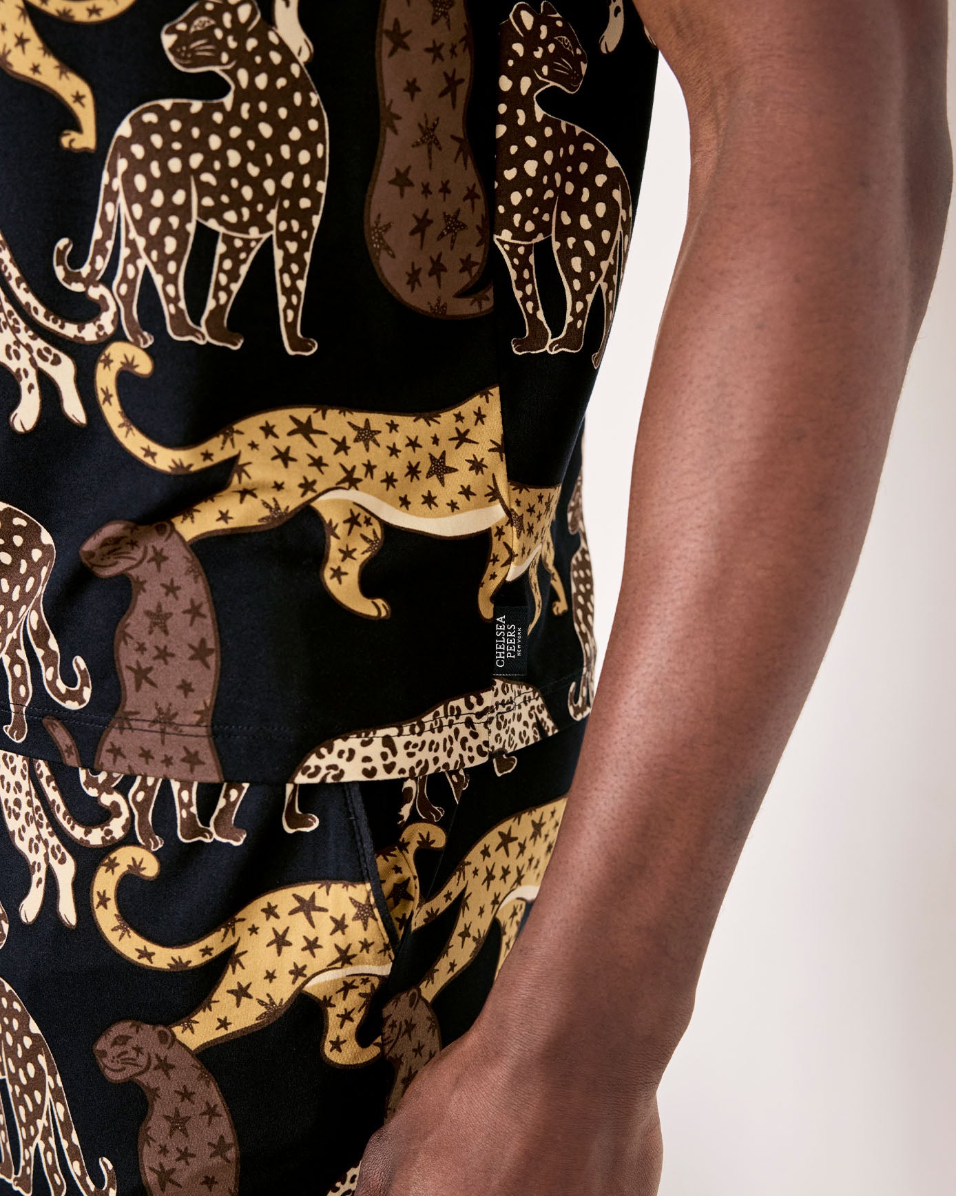 Starry Leopard Print Short Pyjama Set