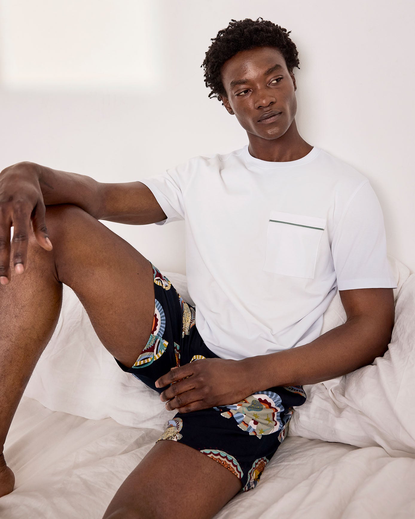 Safari Animal Plate Print Short Pyjama Set