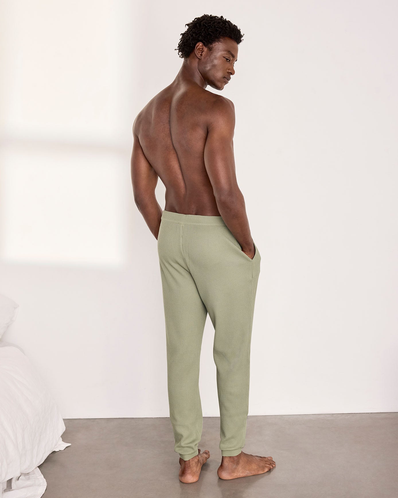 Waffle Joggers - Green