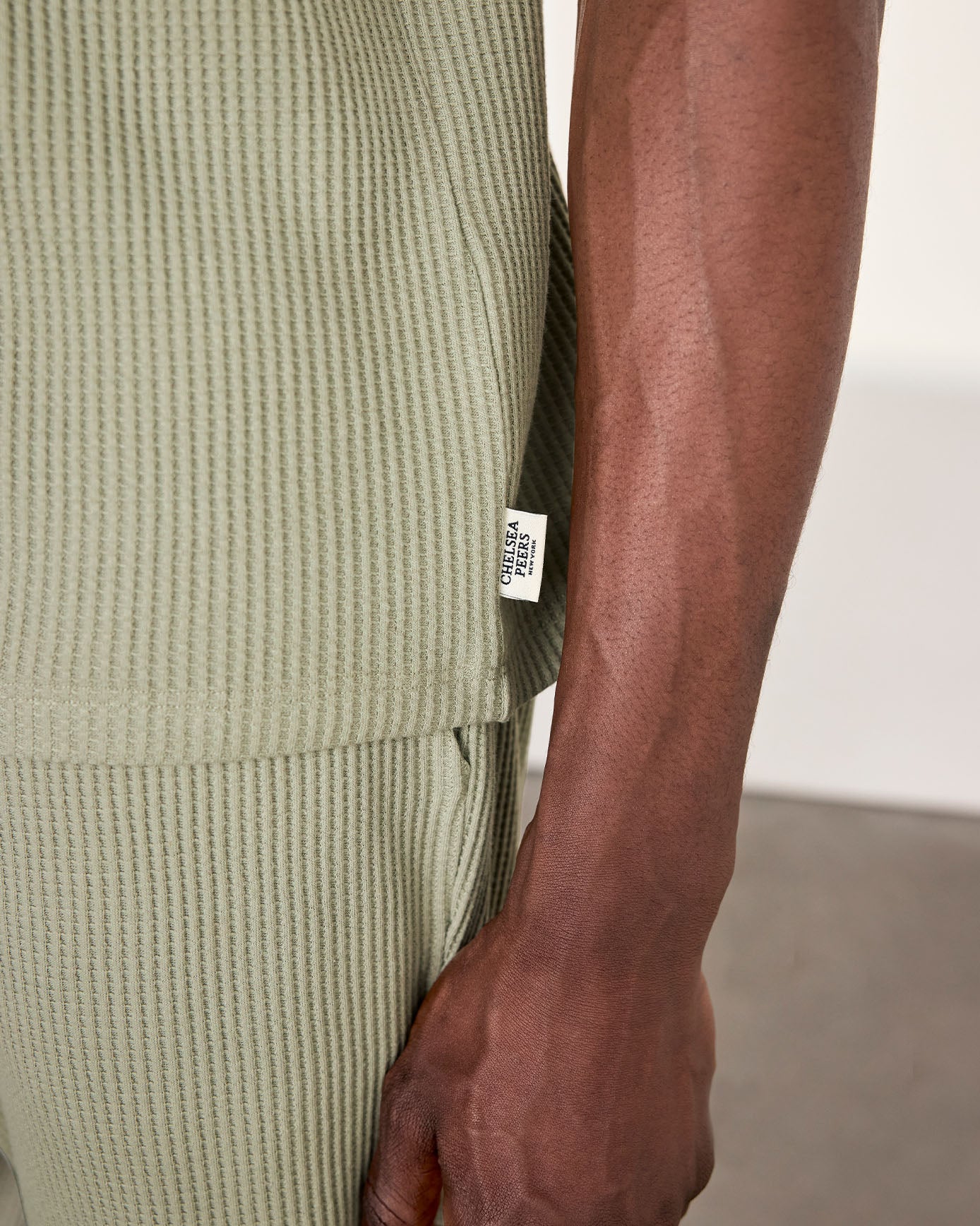 Waffle Top - Green