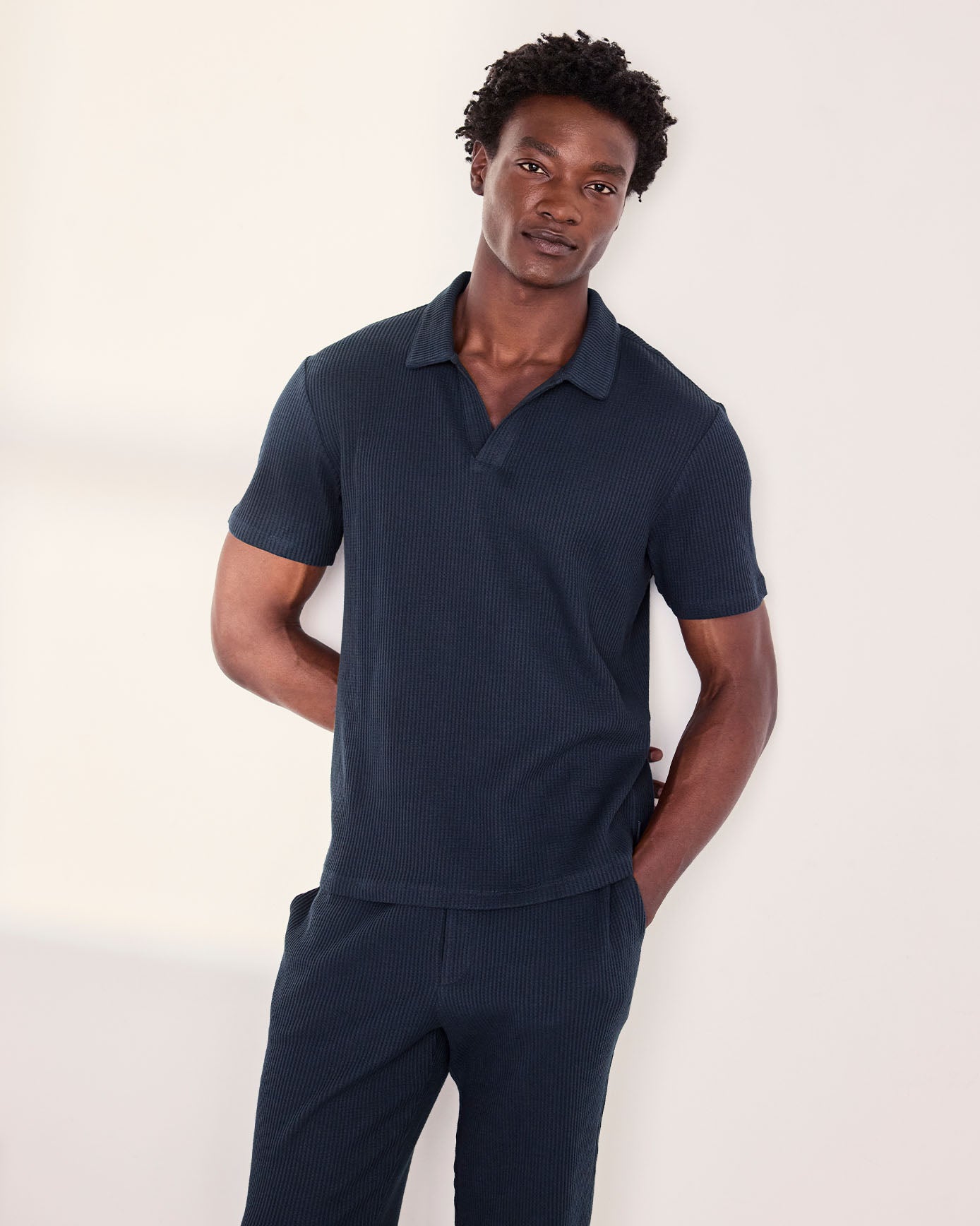 model note: George is 6'2" and is wearing a UK M