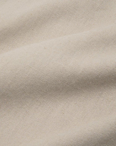 Linen-Blend Long Sleeve Shirt - Beige