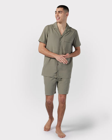 Organic Cotton Short Pyjama Set - Green