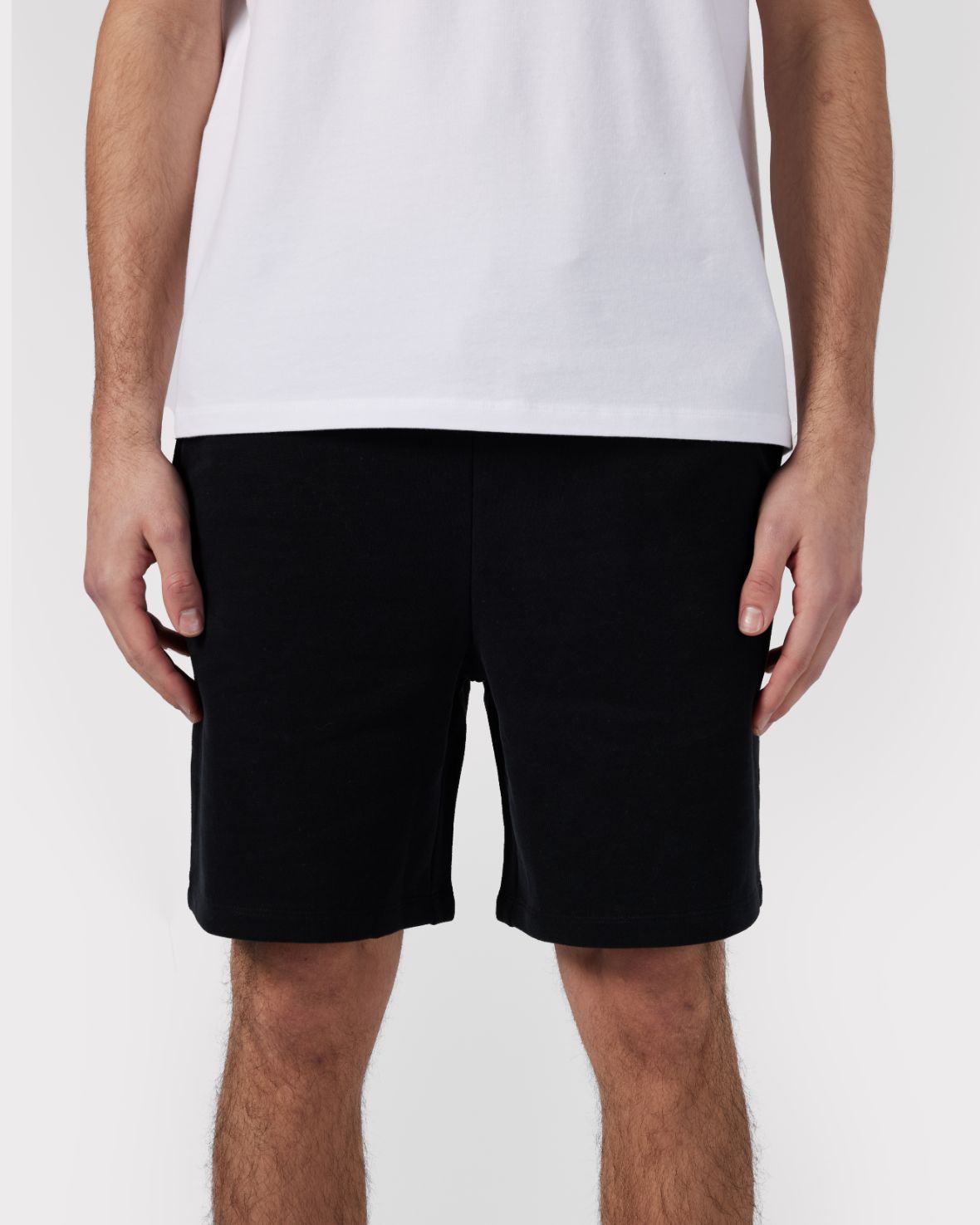 Organic Cotton Sweat Shorts - Black