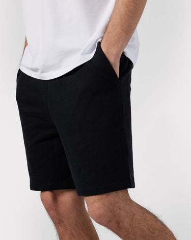 Organic Cotton Sweat Shorts - Black
