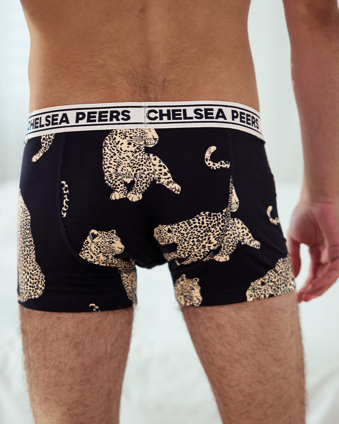 Leopard Print Two Pack Boxer Shorts Set