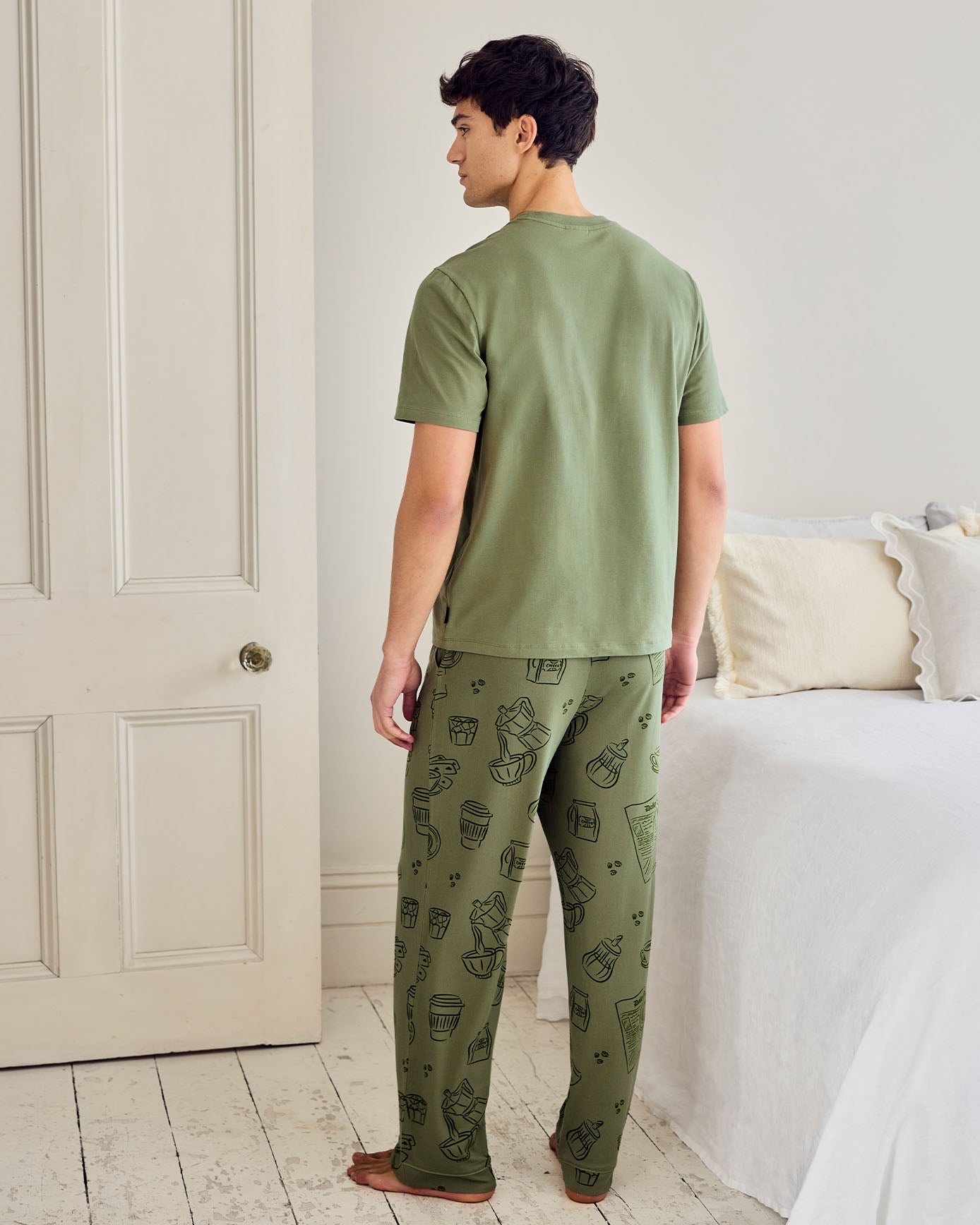 Daily Grind Print Long Pyjama Set