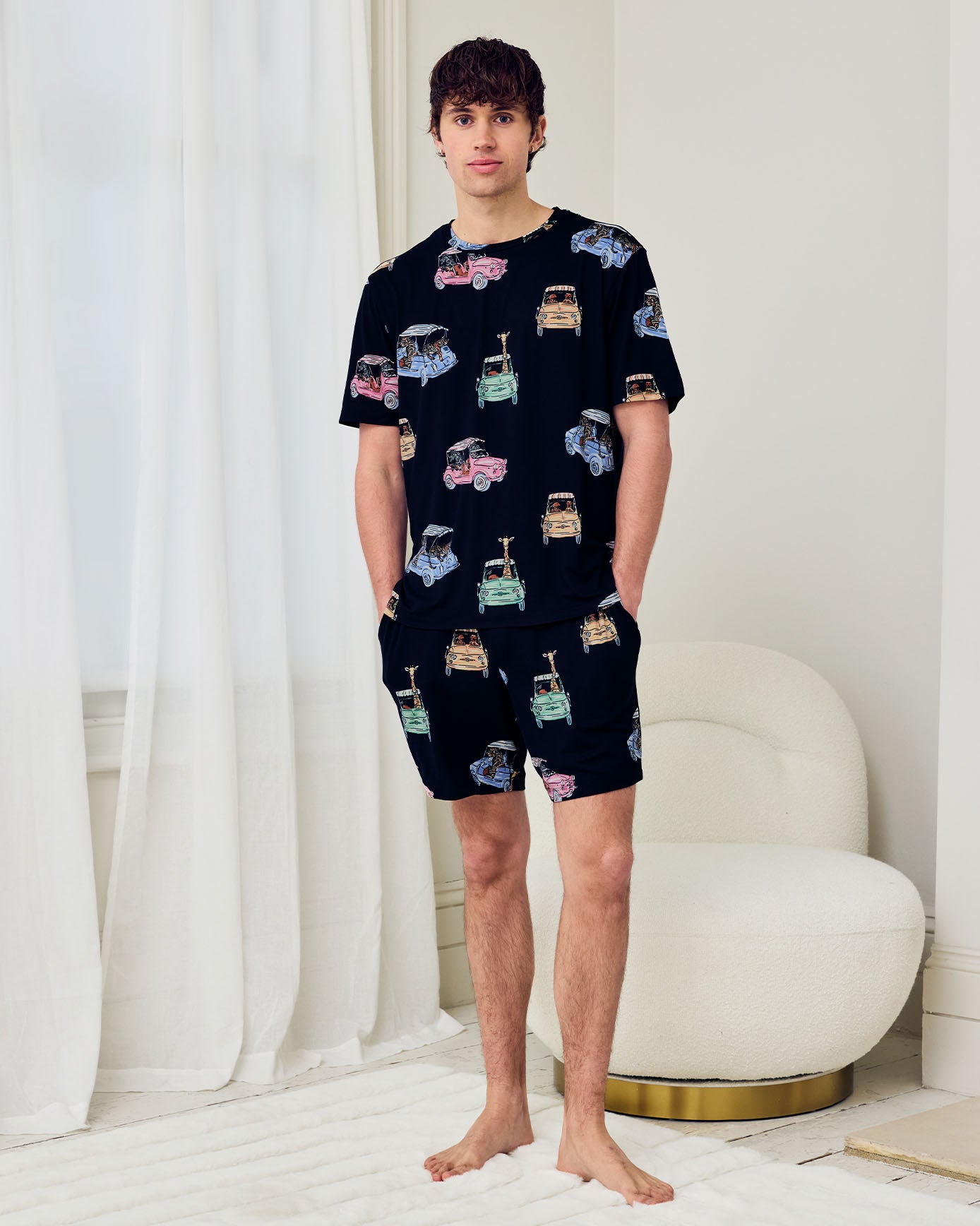 Safari Drive Print Short Pyjama Set