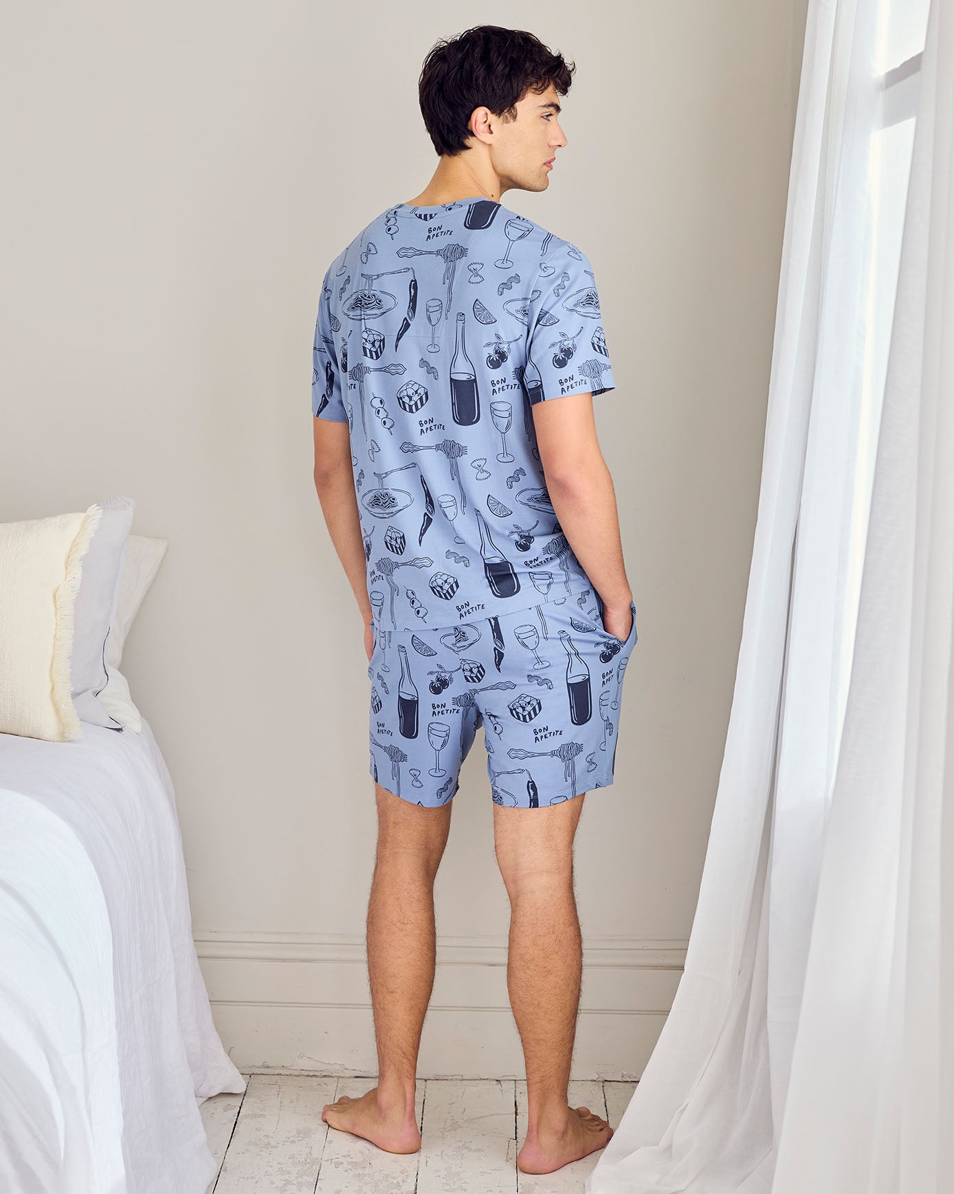 Supper Club Print Short Pyjama Set