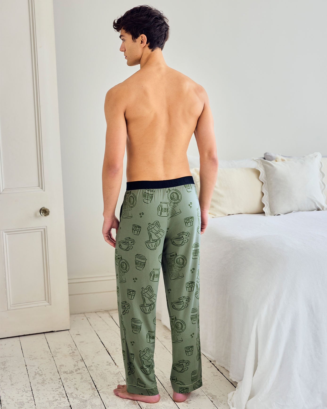 Daily Grind Print Long Pyjama Bottoms