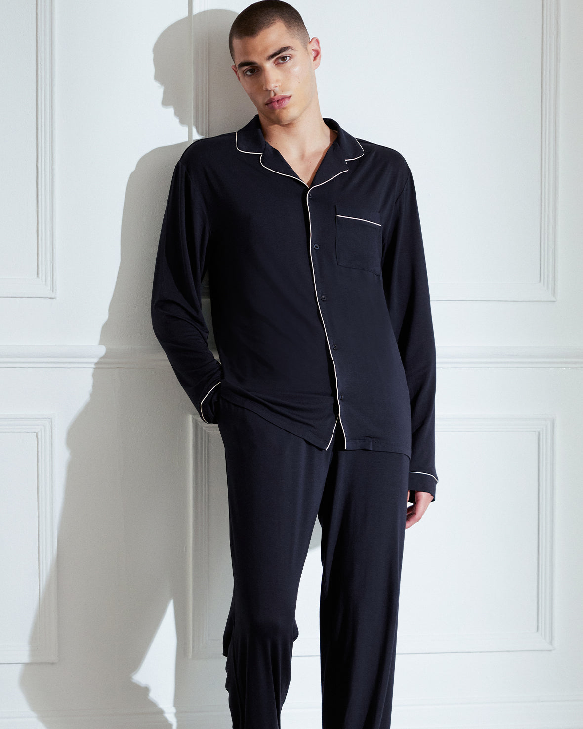 TENCEL™ Modal Button Up Long Pyjama Set