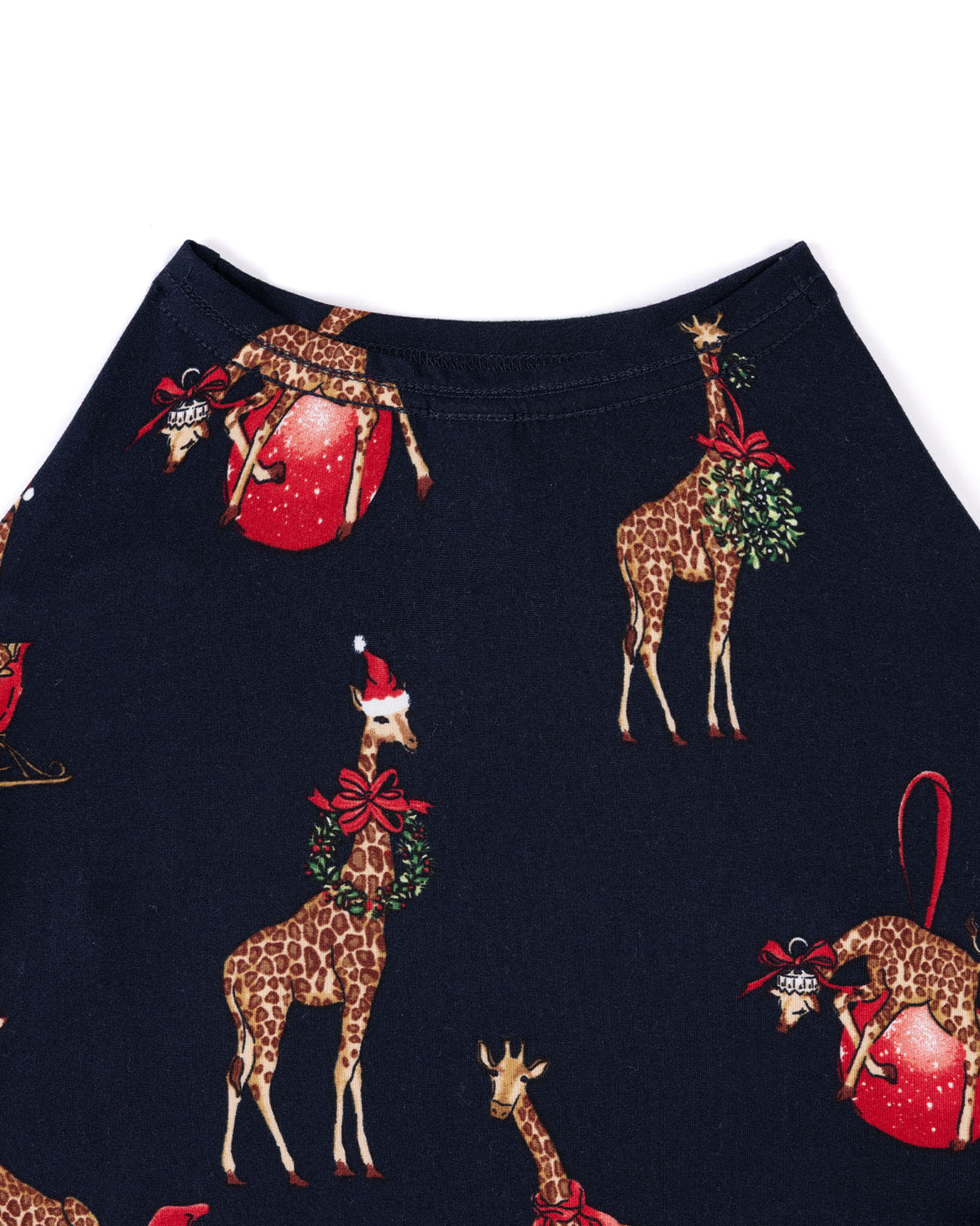 Pets Christmas Giraffe Print Pyjama T-Shirt