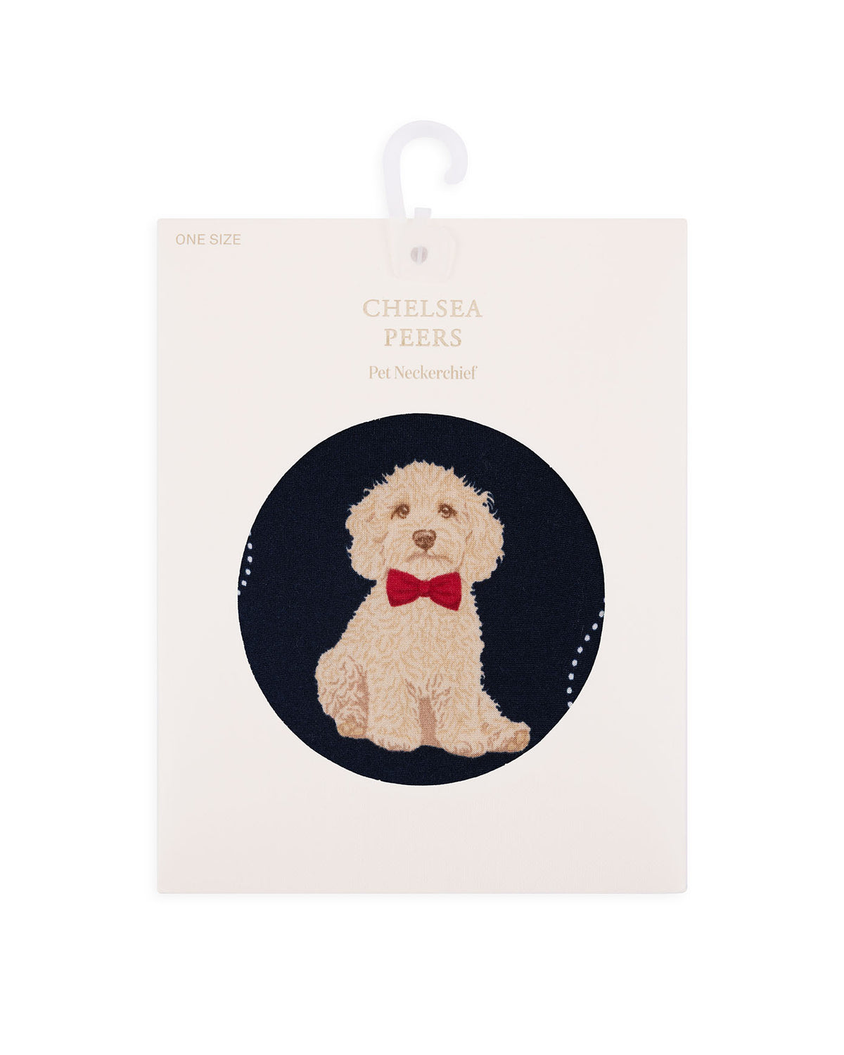 Pets Christmas Chip the Cockapoo Portraits Print Neckerchief