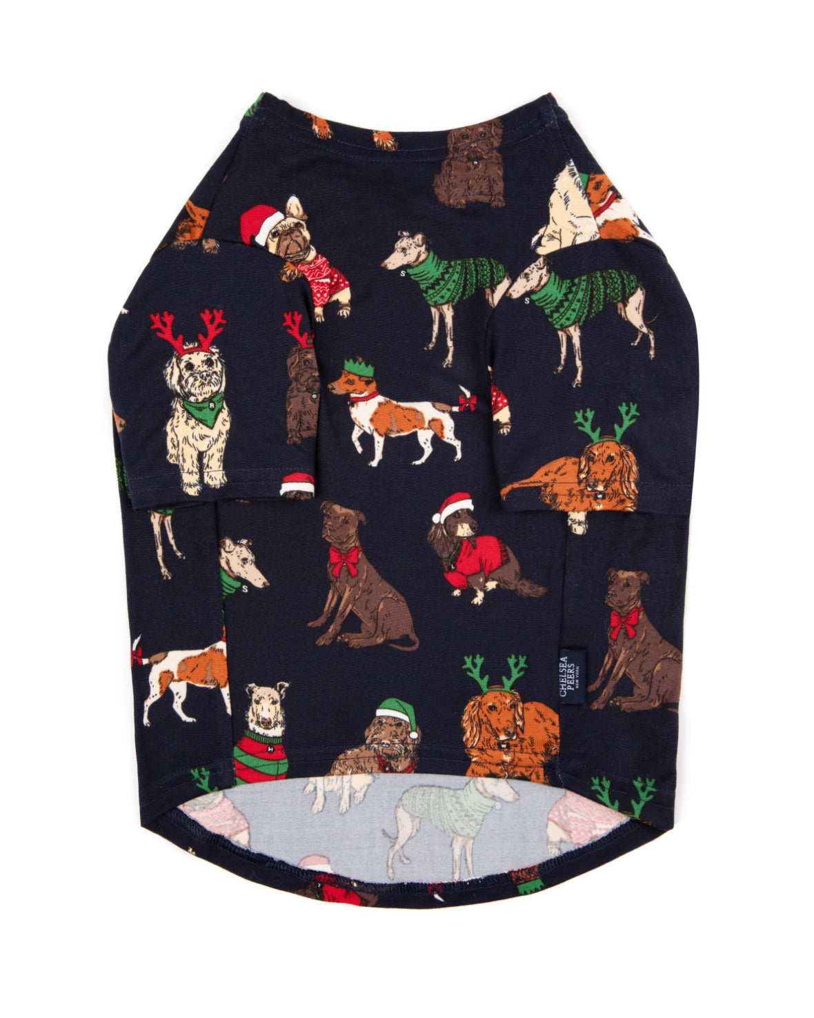 Pet 12 Dogs of Christmas Print Pyjama T-Shirt