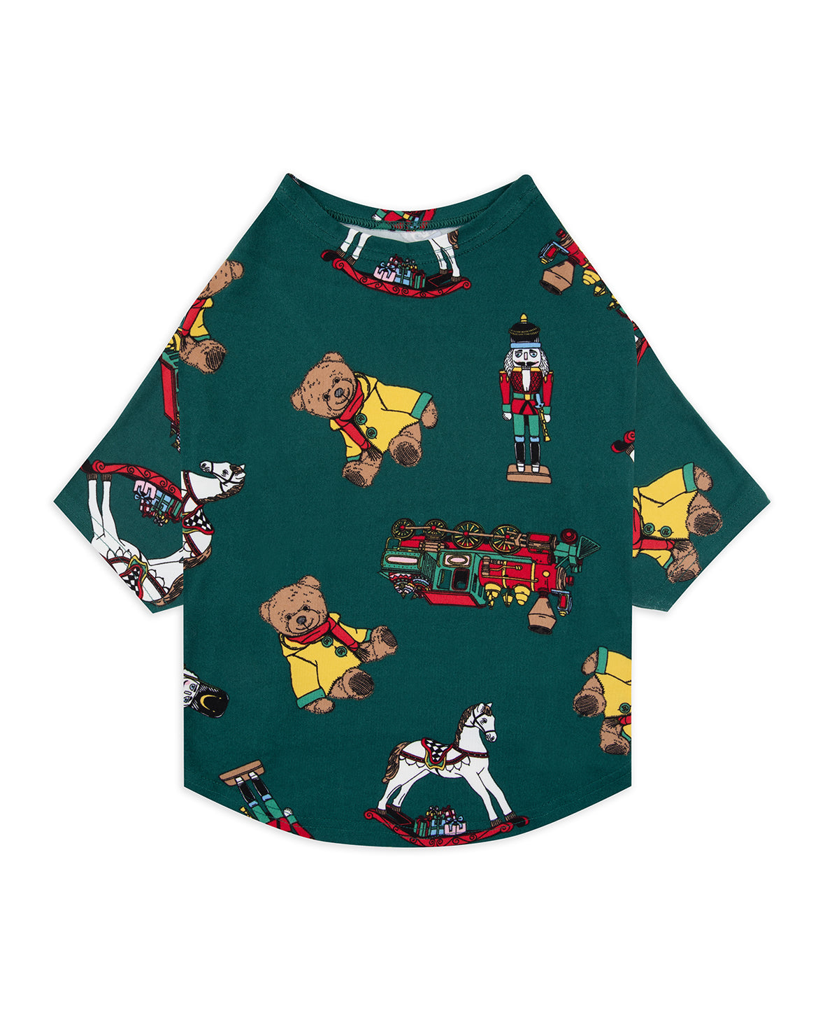 Pet Christmas Toys Print Pyjama T-shirt