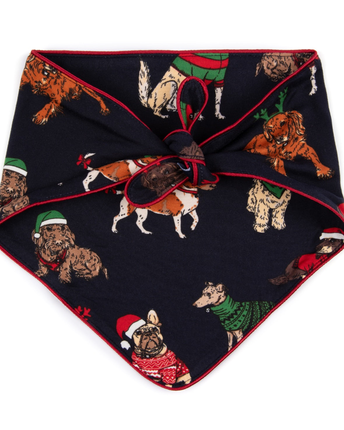 Pet 12 Dogs of Christmas Print Neckerchief