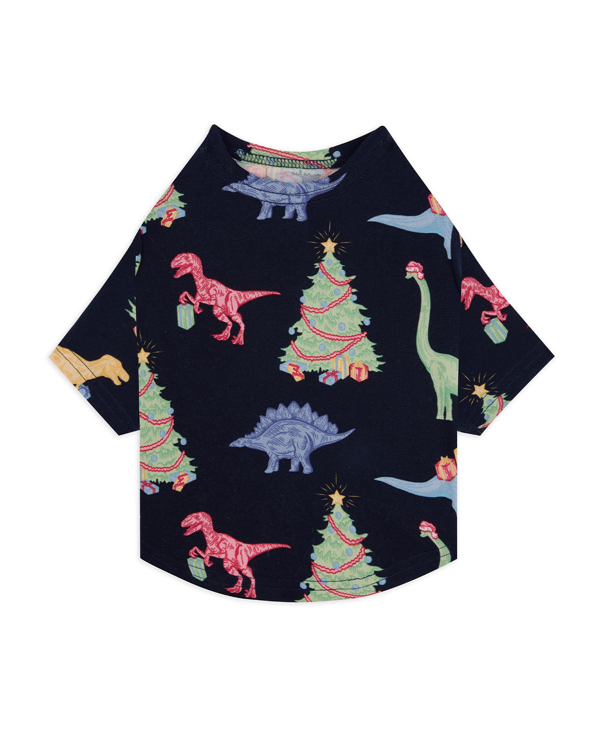 Pets Christmas Dinosaur Print Pyjama T-Shirt