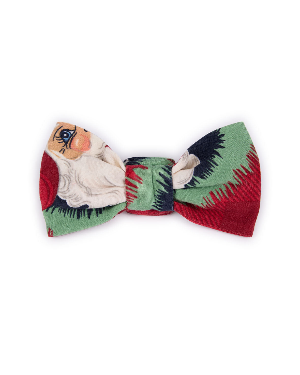 Pets Christmas Jolly Santa Print Bow Tie