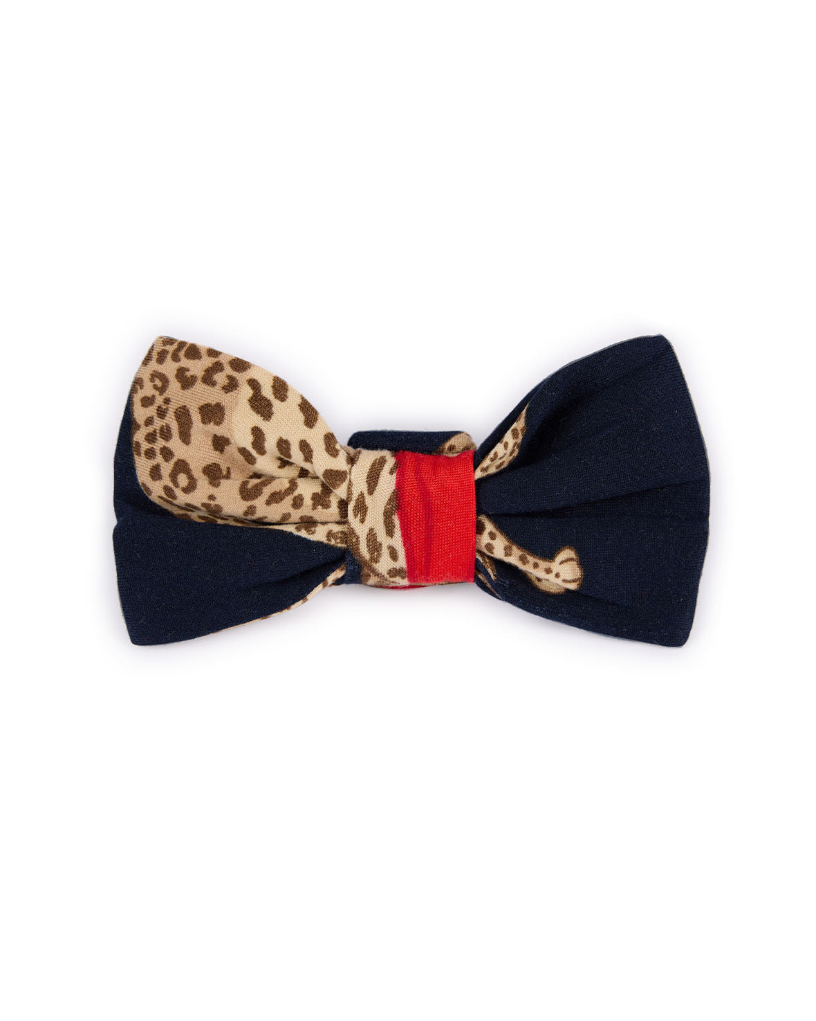 Pets Christmas Leopard Print Bow-Tie