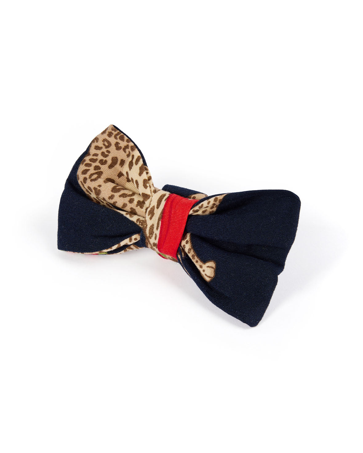 Pets Christmas Leopard Print Bow-Tie