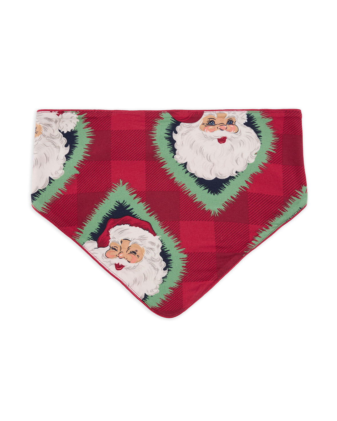 Pets Christmas Jolly Santa Print Neckerchief