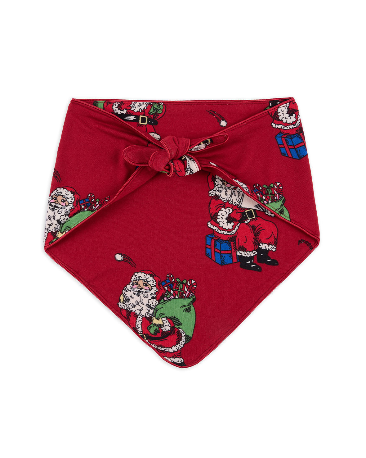 Pets Christmas Santa Snowball Print Neckerchief