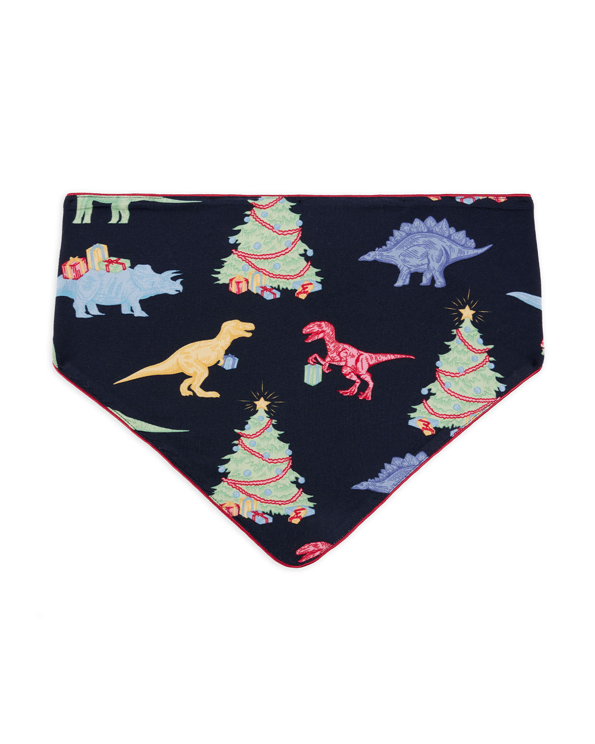 Pets Christmas Dinosaur Print Neckerchief