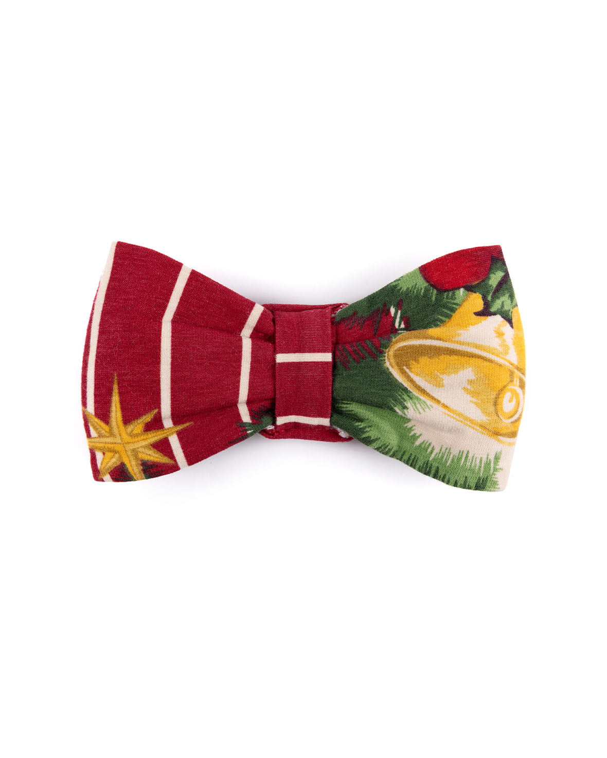 Pets Organic Cotton Christmas Tree Stripe Bow-Tie